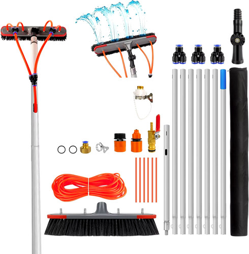 Water fed window cleaning - water,