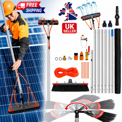Water fed window cleaning - 7m,