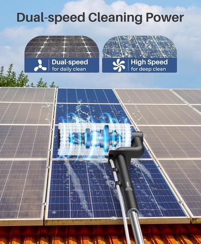 Powered solar panel - powered,