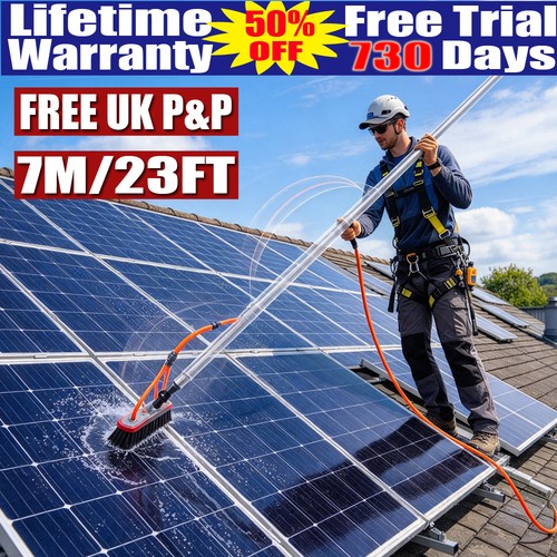 Water fed window cleaning - 7m,