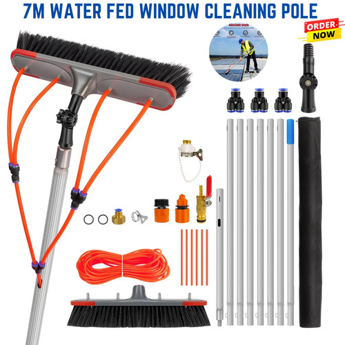 Water fed window - window, cleaning
