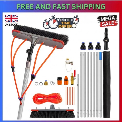 Water fed window cleaning - water,