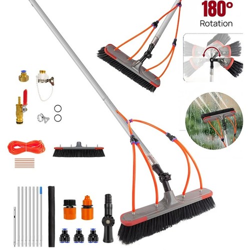 Water fed window cleaning - 7m,