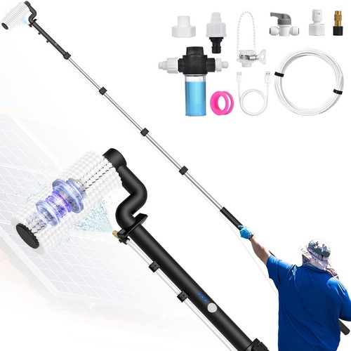 Electric solar panel - electric, cleaning