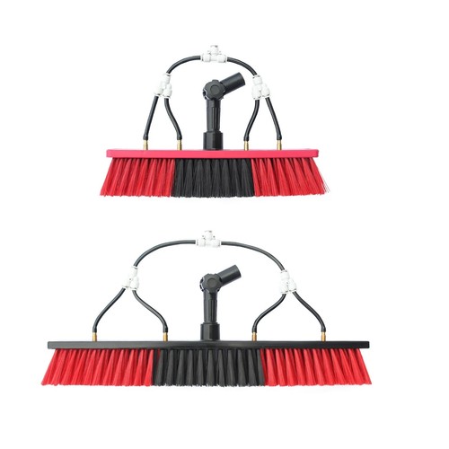 Water fed pole brush - fed, head