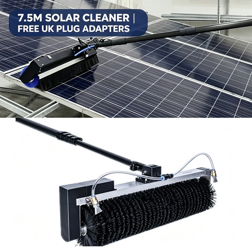 Water fed solar panel - water,