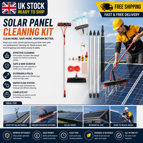 Water fed cleaning pole - cleaning,