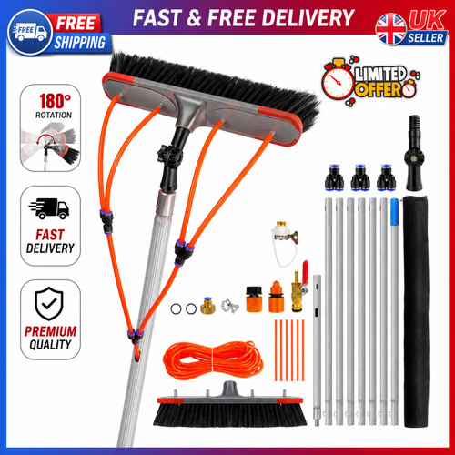 Water fed window cleaning - fed,